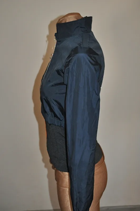 kurtka/bluza Steeds Volti, r. 152 cm , granatowa/popielata, młodzieżowa, bdb - zdjęcie 5