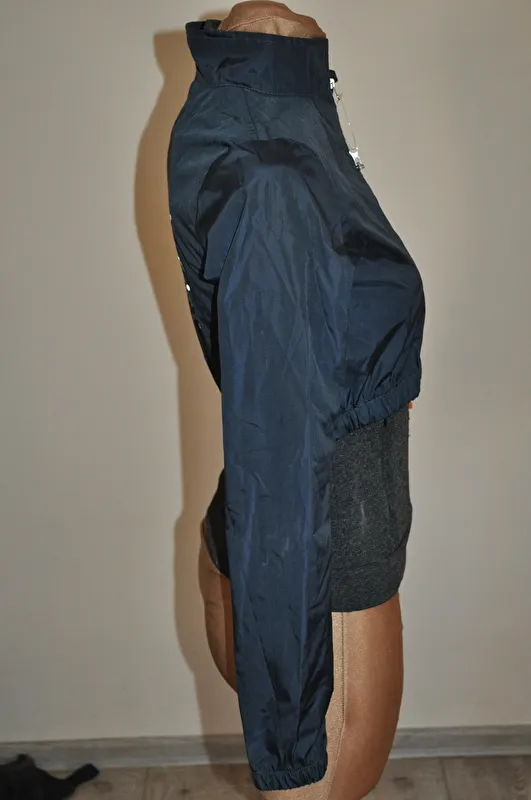 kurtka/bluza Steeds Volti, r. 152 cm , granatowa/popielata, młodzieżowa, bdb - zdjęcie 7