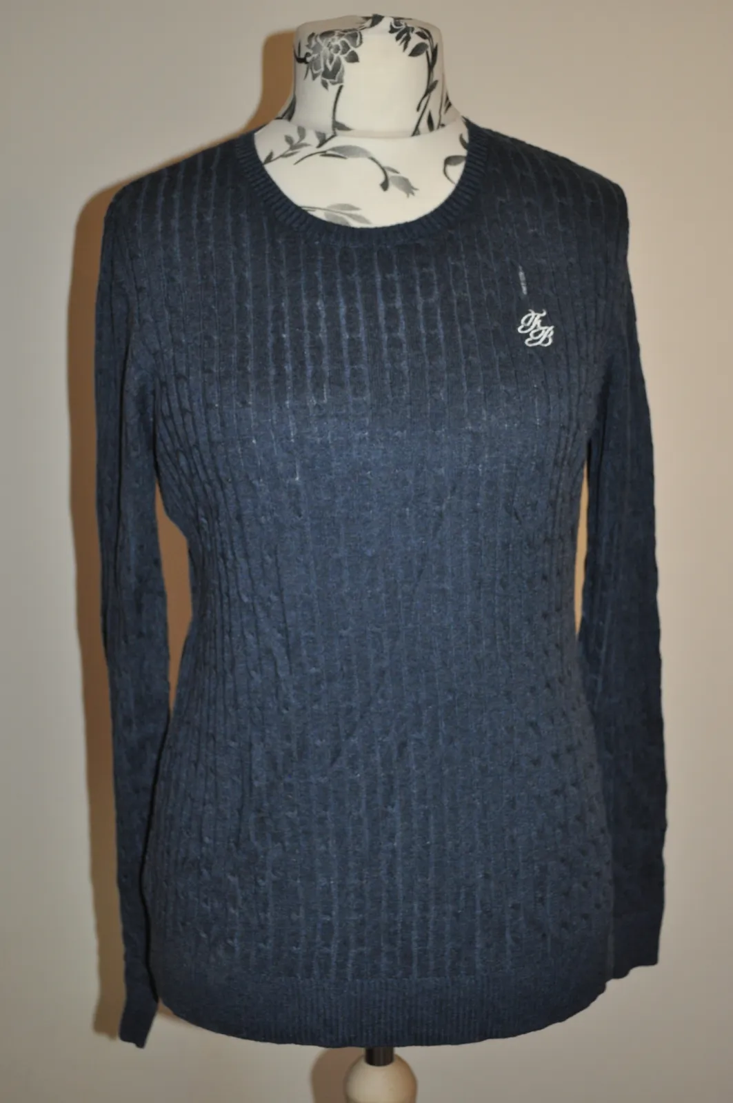 sweter Felix Buhler, r. XL , granatowy, damski, bdb - zdjęcie 2