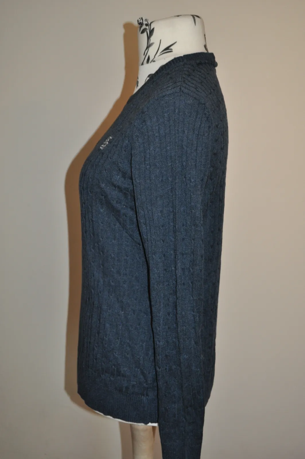 sweter Felix Buhler, r. XL , granatowy, damski, bdb - zdjęcie 4