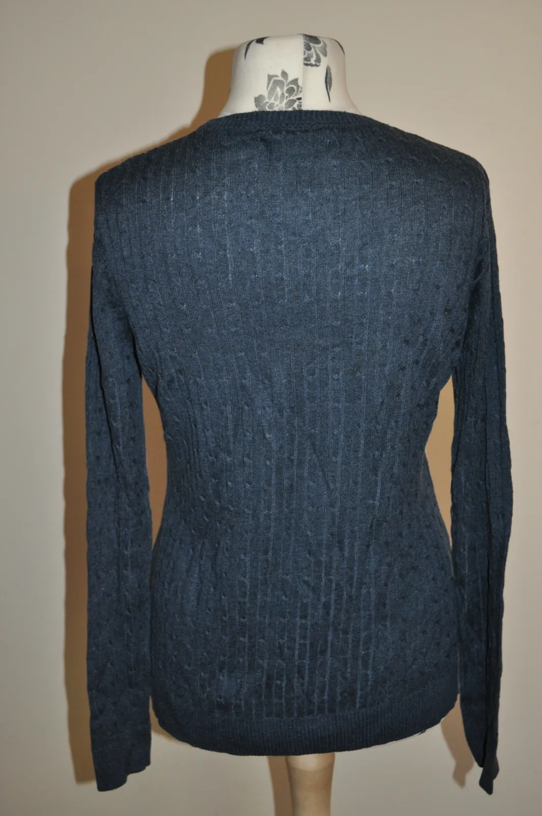 sweter Felix Buhler, r. XL , granatowy, damski, bdb - zdjęcie 5
