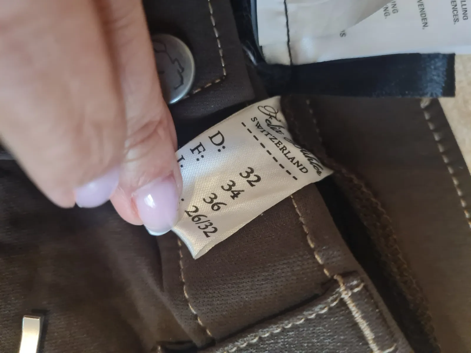 bryczesy Felix Buhler Pauline, r. 32 ( XXS), grip, , brązowe, lej silikonowy, jak nowe - zdjęcie 8