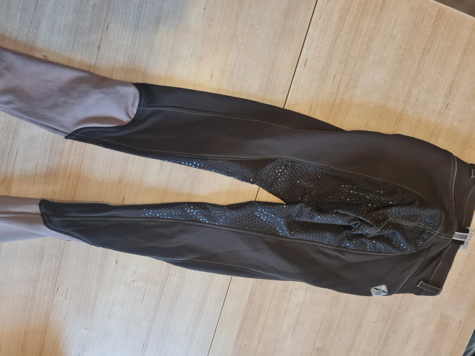 bryczesy Felix Buhler Pauline, r. 32 ( XXS), grip, , brązowe, lej silikonowy, jak nowe - zdjęcie 11