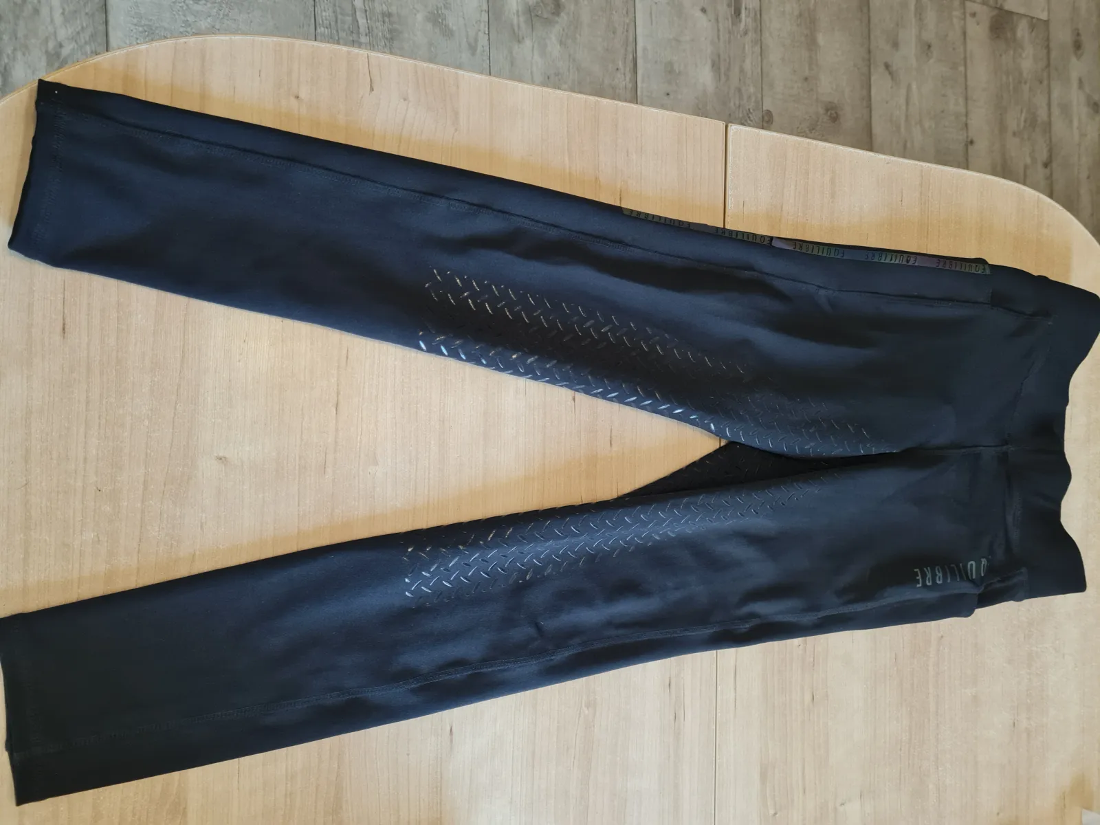 bryczesy Equilibre Coralie, r. 176, czarne, legginsy, lej silikonowy, jak nowe - zdjęcie 6