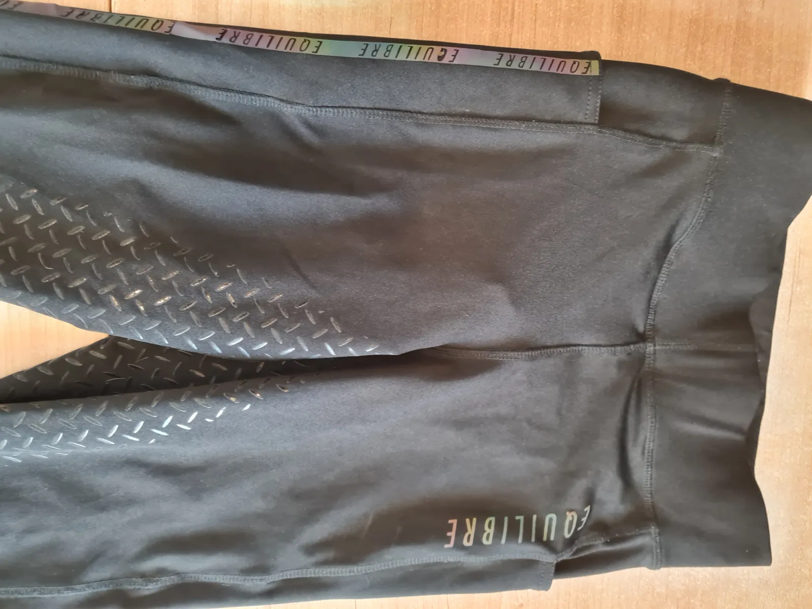 bryczesy Equilibre Coralie, r. 176, czarne, legginsy, lej silikonowy, jak nowe - zdjęcie 8