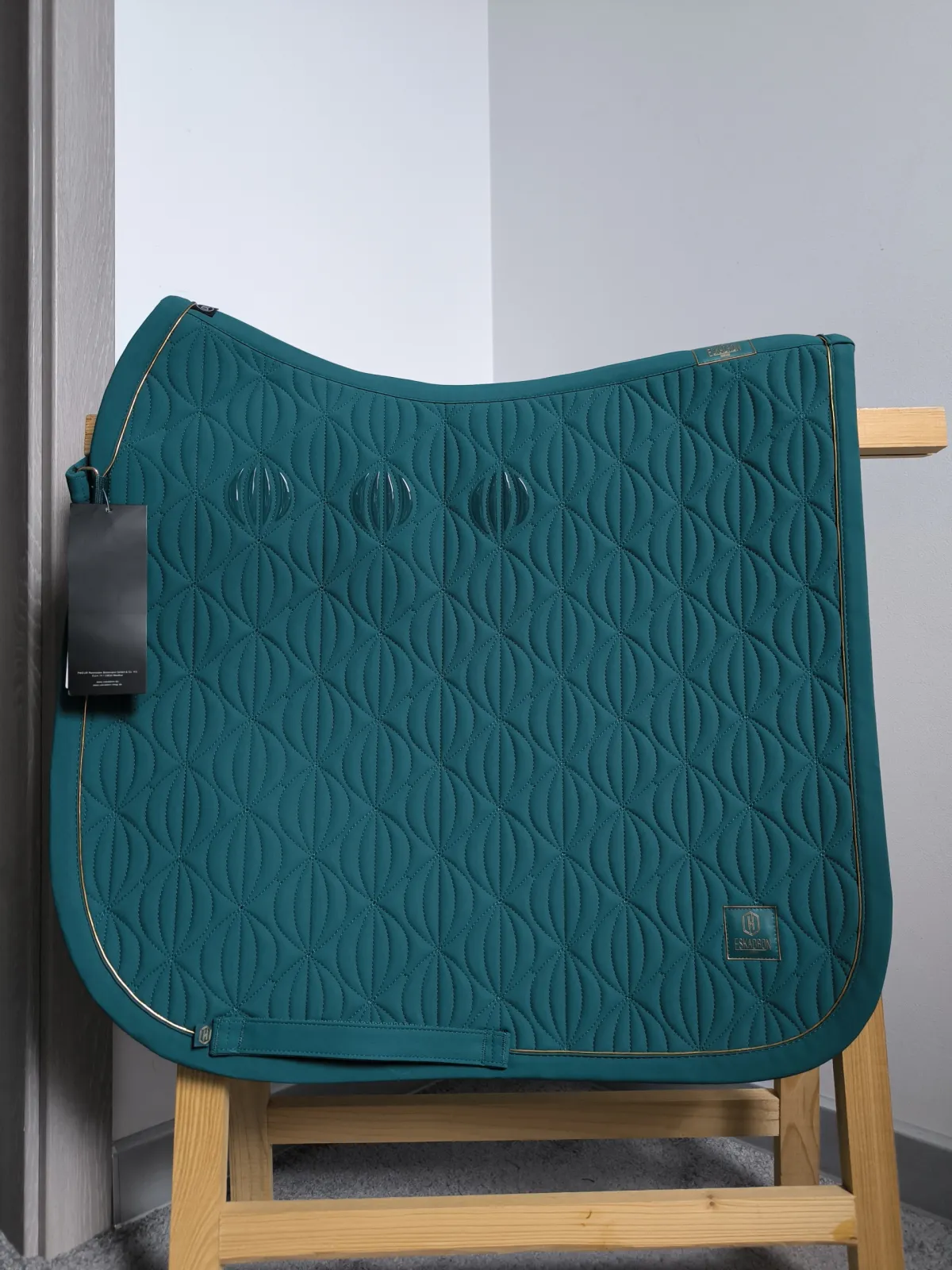 Czaprak eskadron vintage green heritage Dl ujezdzeniowy full - zdjęcie 1