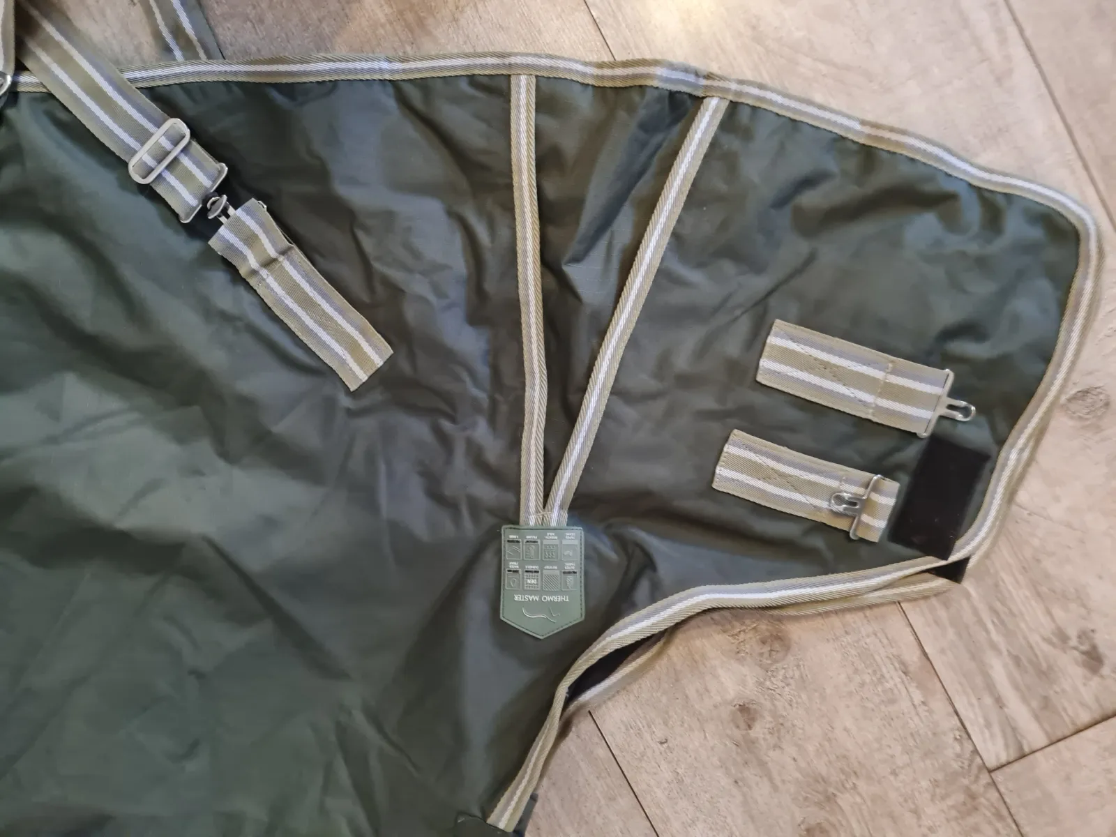 derka Thermo Master Kadir IV, r. 105 cm, 100 g, forest, padokowa, jak nowa z wadą – zdjęcie 5