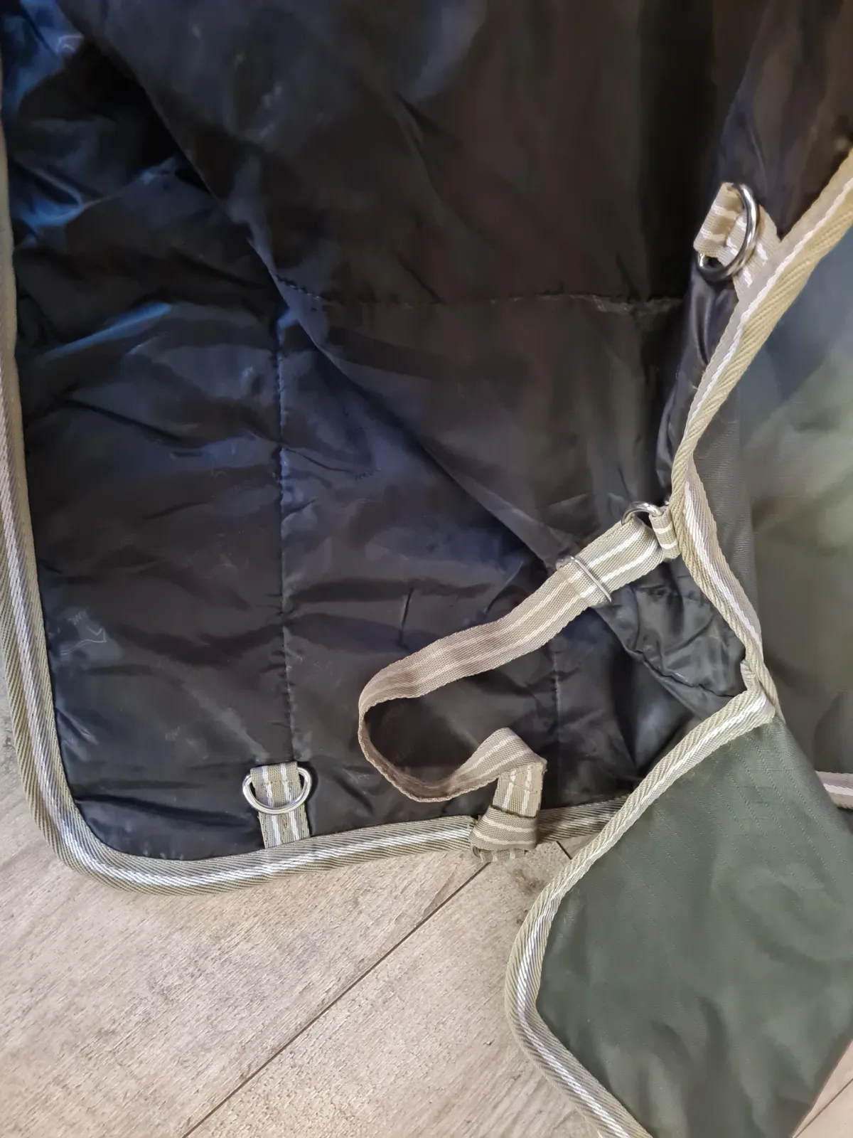 derka Thermo Master Kadir IV, r. 105 cm, 100 g, forest, padokowa, jak nowa z wadą – zdjęcie 9