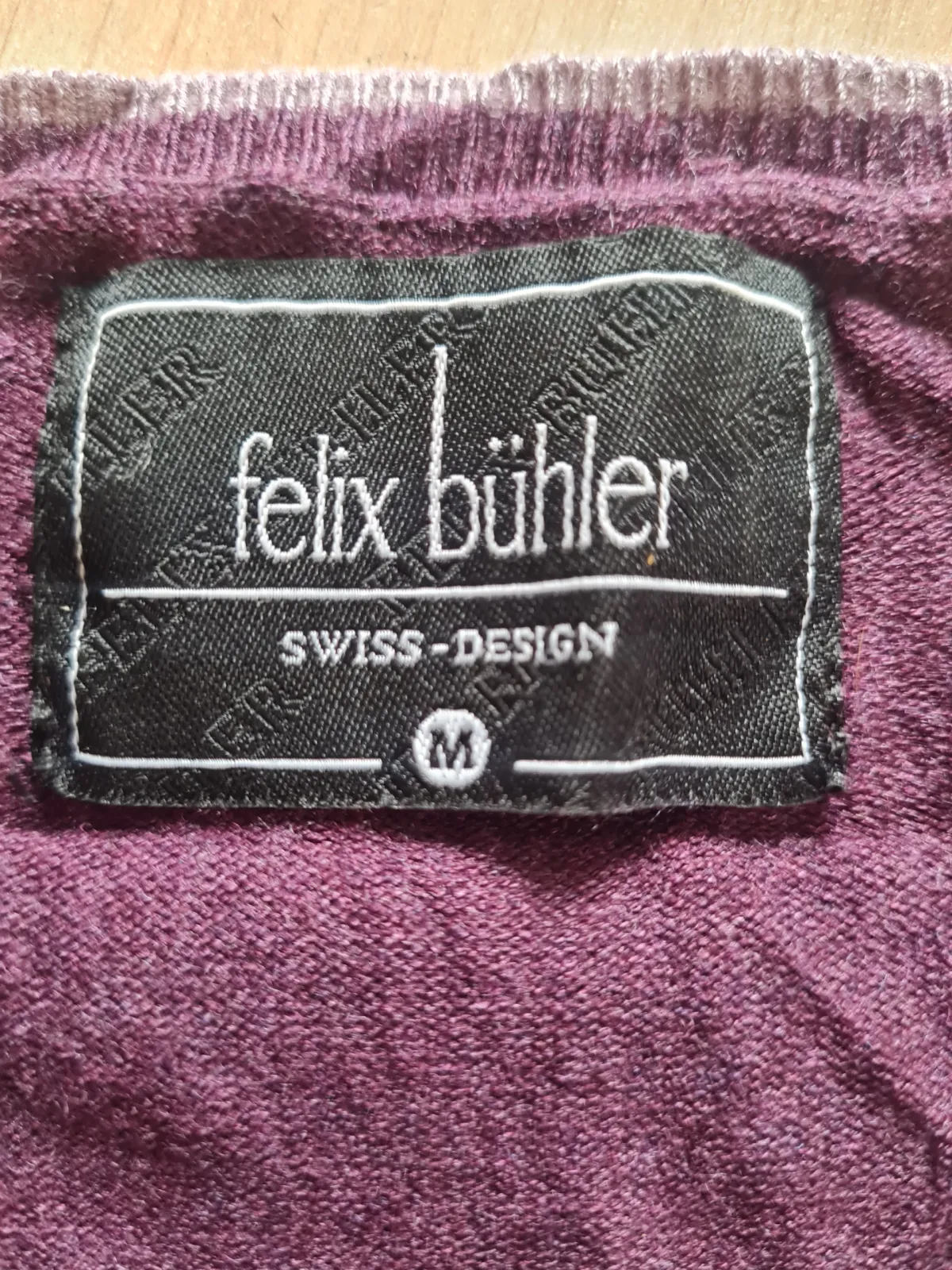 sweter Felix Buhler Romy, r. M, śliwkowy, jak nowy - zdjęcie 4