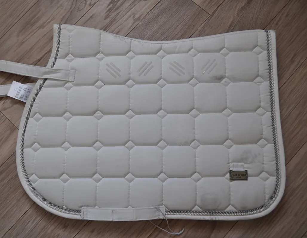 czaprak Felix Buhler Essential, Pony, biały, jak nowy, z wadą - zdjęcie 3