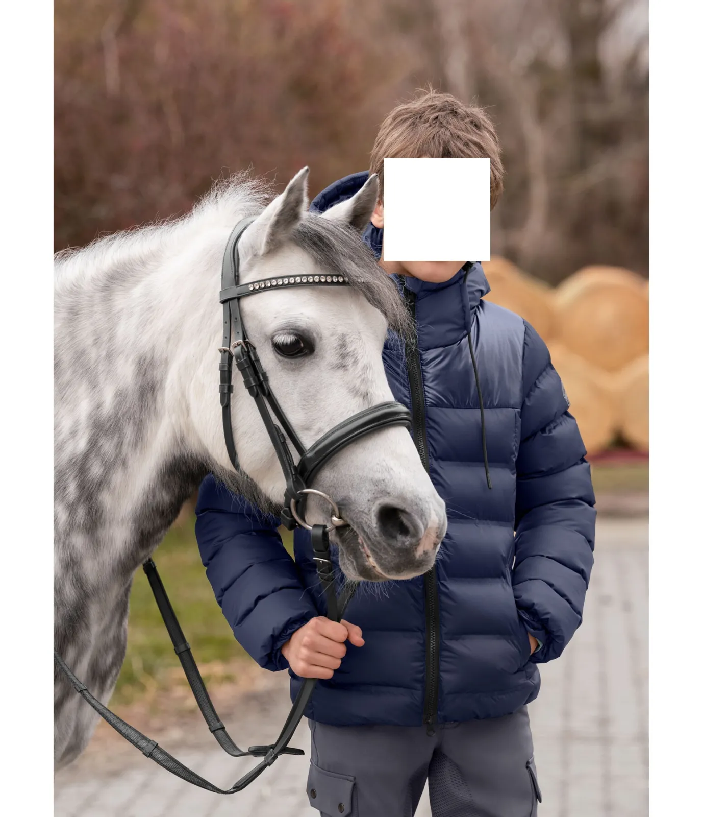 kurtka Steeds Fenna, r. 146/152, granatowa, zimowa, jak nowa - zdjęcie 3