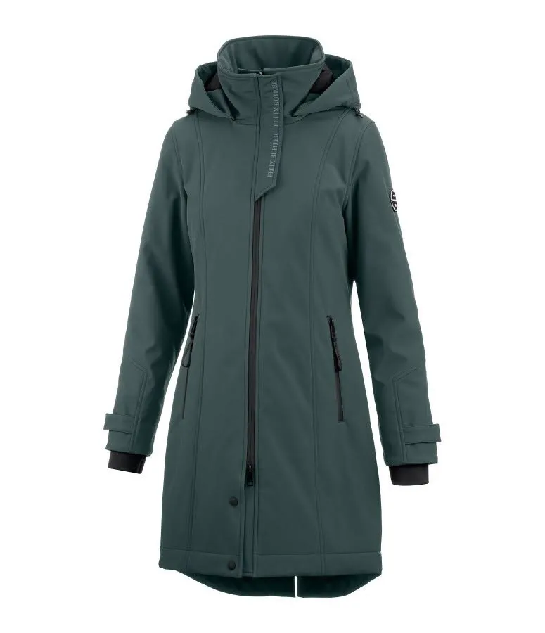 płaszcz felix Buhler Aurelie, r. XXL, zielony, zimowy, WODOODPORNY, SOFTSHELL, bdb - zdjęcie 1