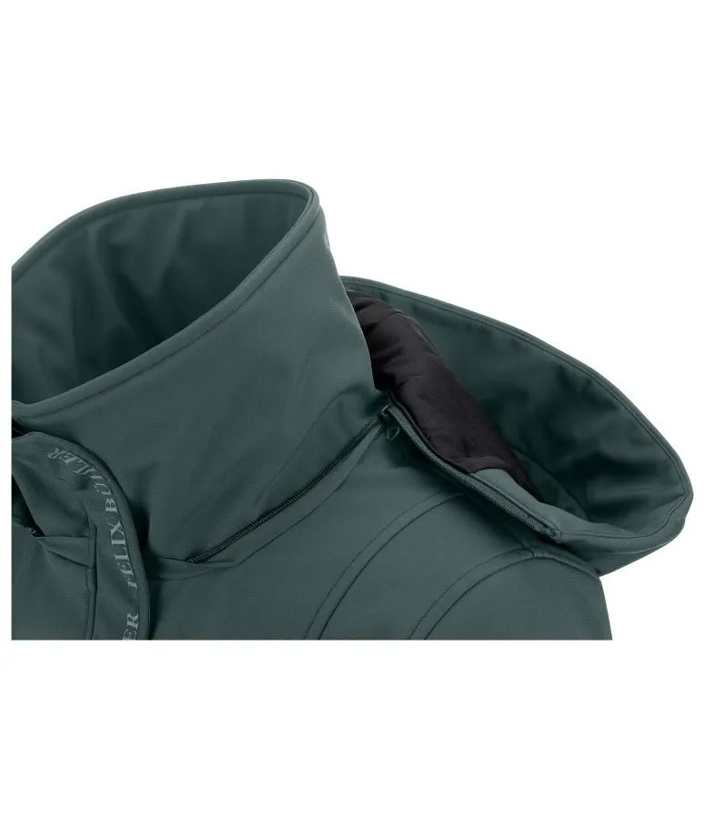 płaszcz felix Buhler Aurelie, r. XXL, zielony, zimowy, WODOODPORNY, SOFTSHELL, bdb - zdjęcie 2