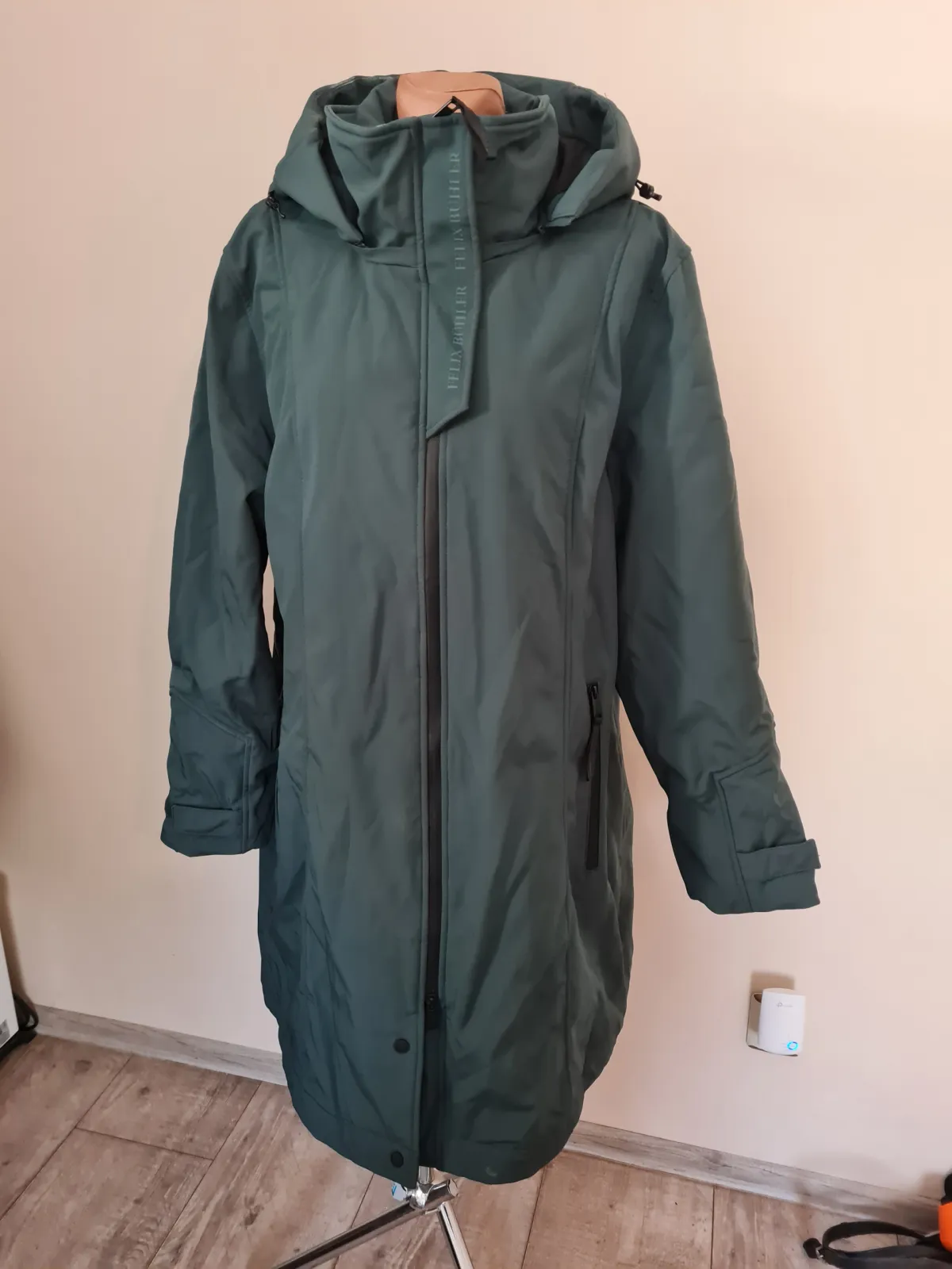 płaszcz felix Buhler Aurelie, r. XXL, zielony, zimowy, WODOODPORNY, SOFTSHELL, bdb - zdjęcie 5