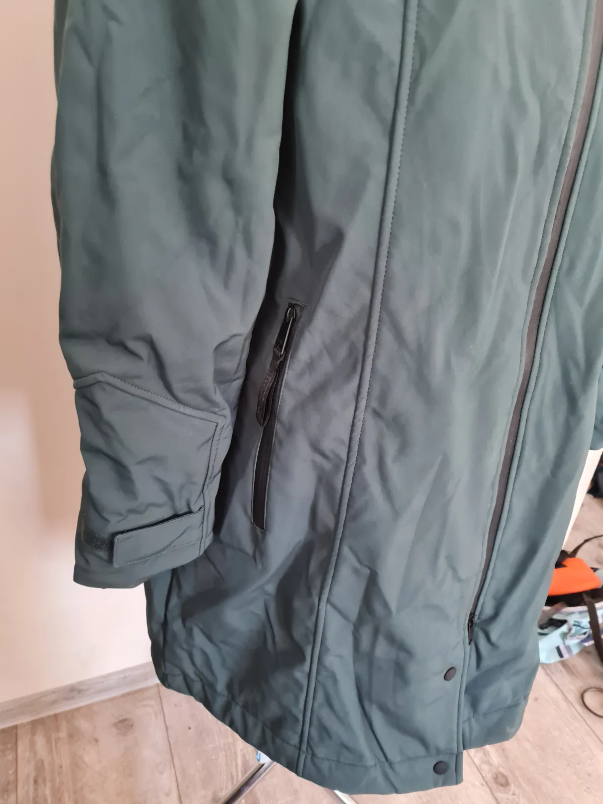 płaszcz felix Buhler Aurelie, r. XXL, zielony, zimowy, WODOODPORNY, SOFTSHELL, bdb - zdjęcie 7