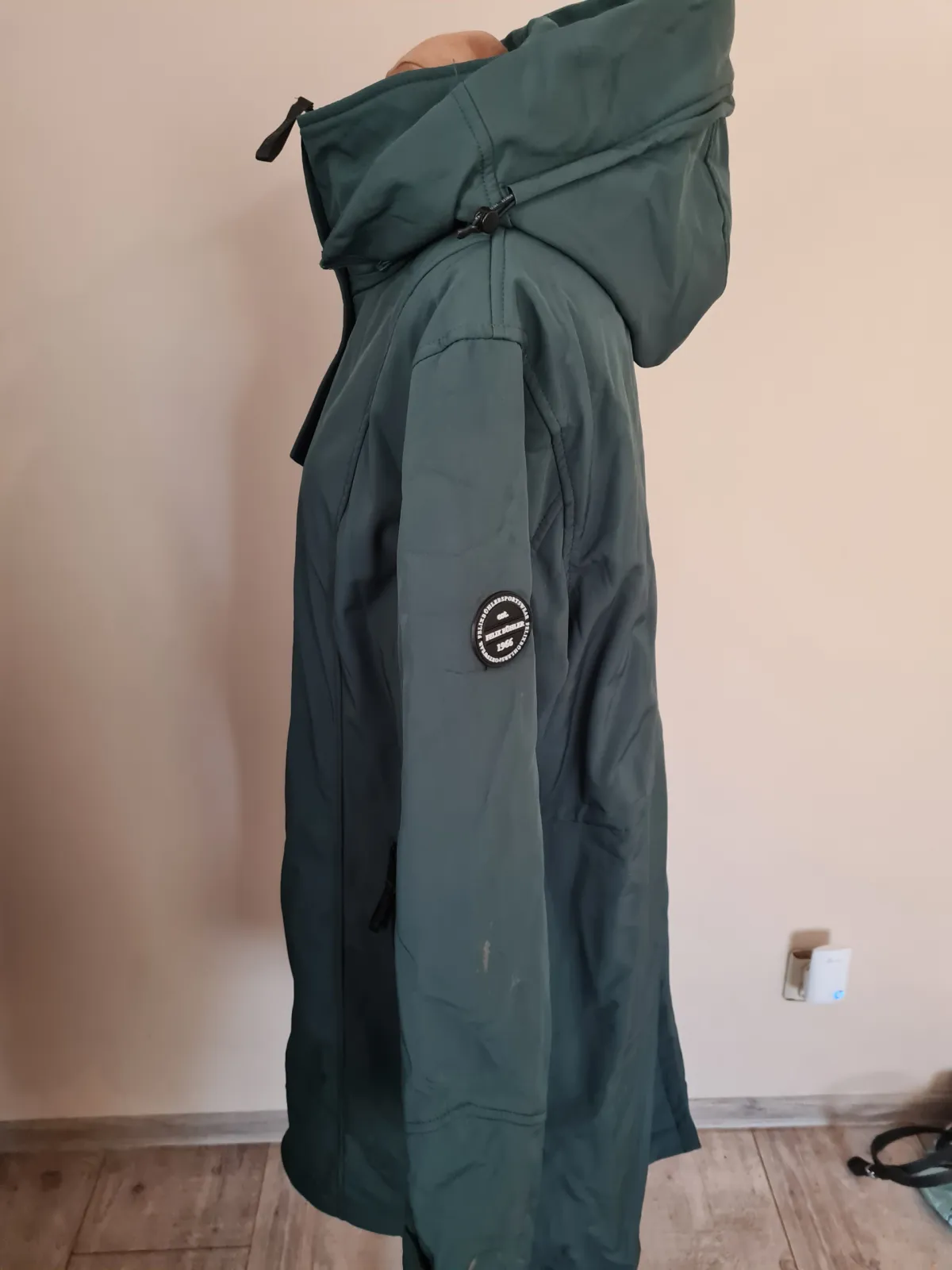 płaszcz felix Buhler Aurelie, r. XXL, zielony, zimowy, WODOODPORNY, SOFTSHELL, bdb - zdjęcie 8