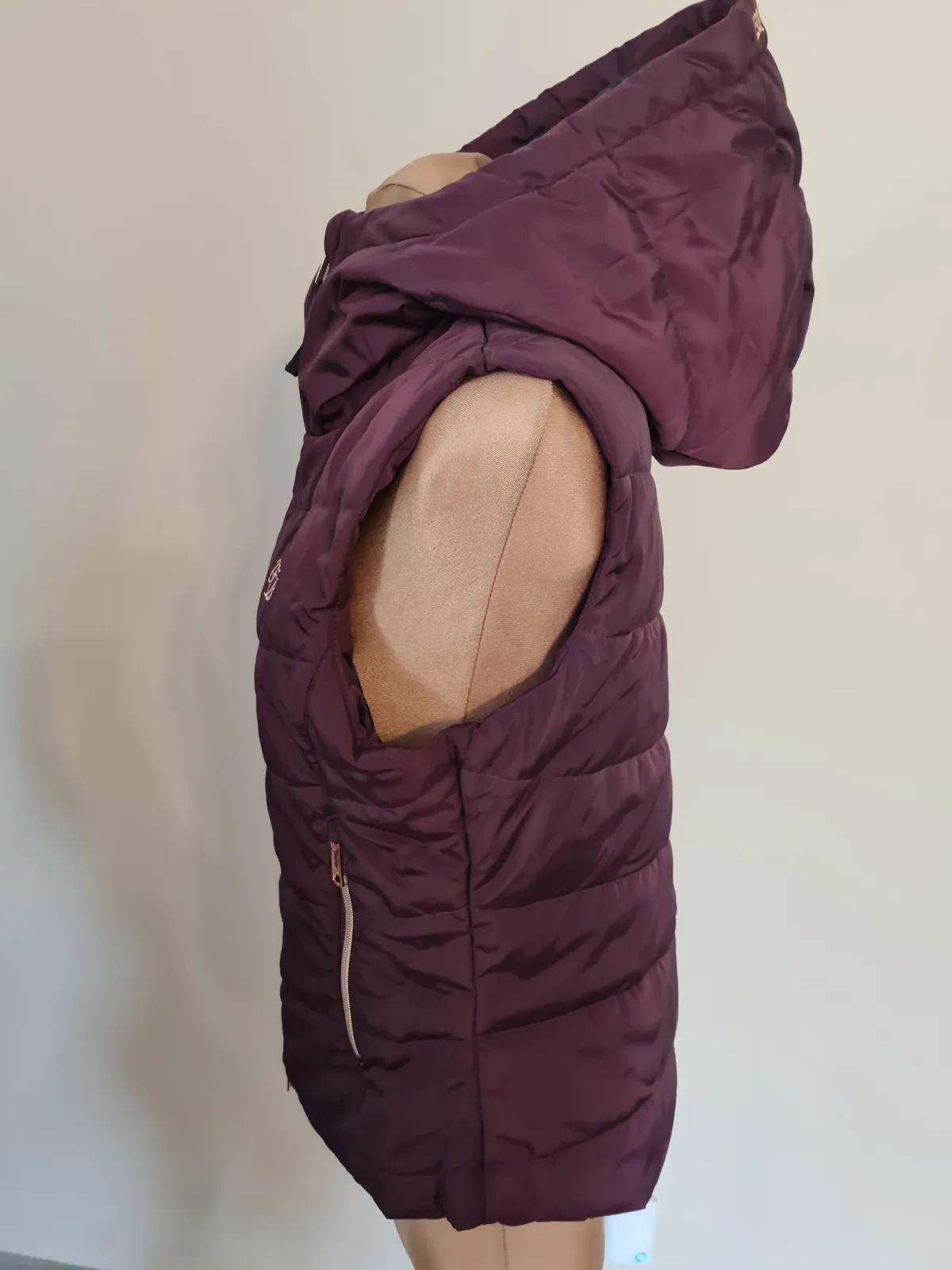 kamizelka Felix Buhler Nele II, r. L, śliwkowa, z kapturem, jak nowa - zdjęcie 6