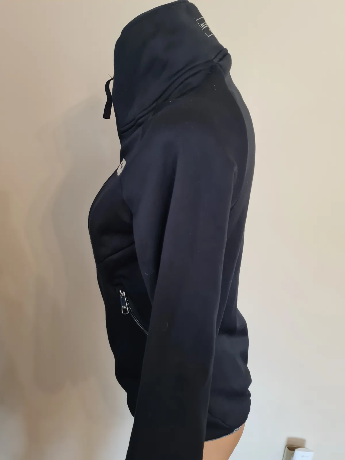 bluza Felix Buhler, r. XS, czarna, na zamek, używana - zdjęcie 4