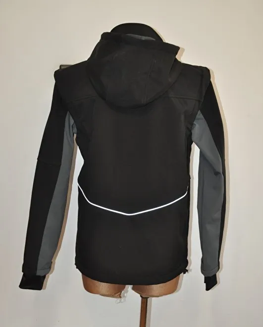 kurtka Felix Buhler Mateo, kamizelka, r. S, czarna, męska, softshell, bdb – zdjęcie 4