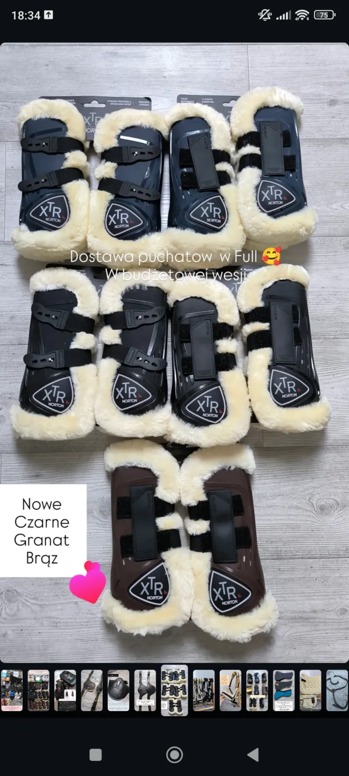 Ochraniacze skokowe pony cob Full xfull - zdjęcie 1
