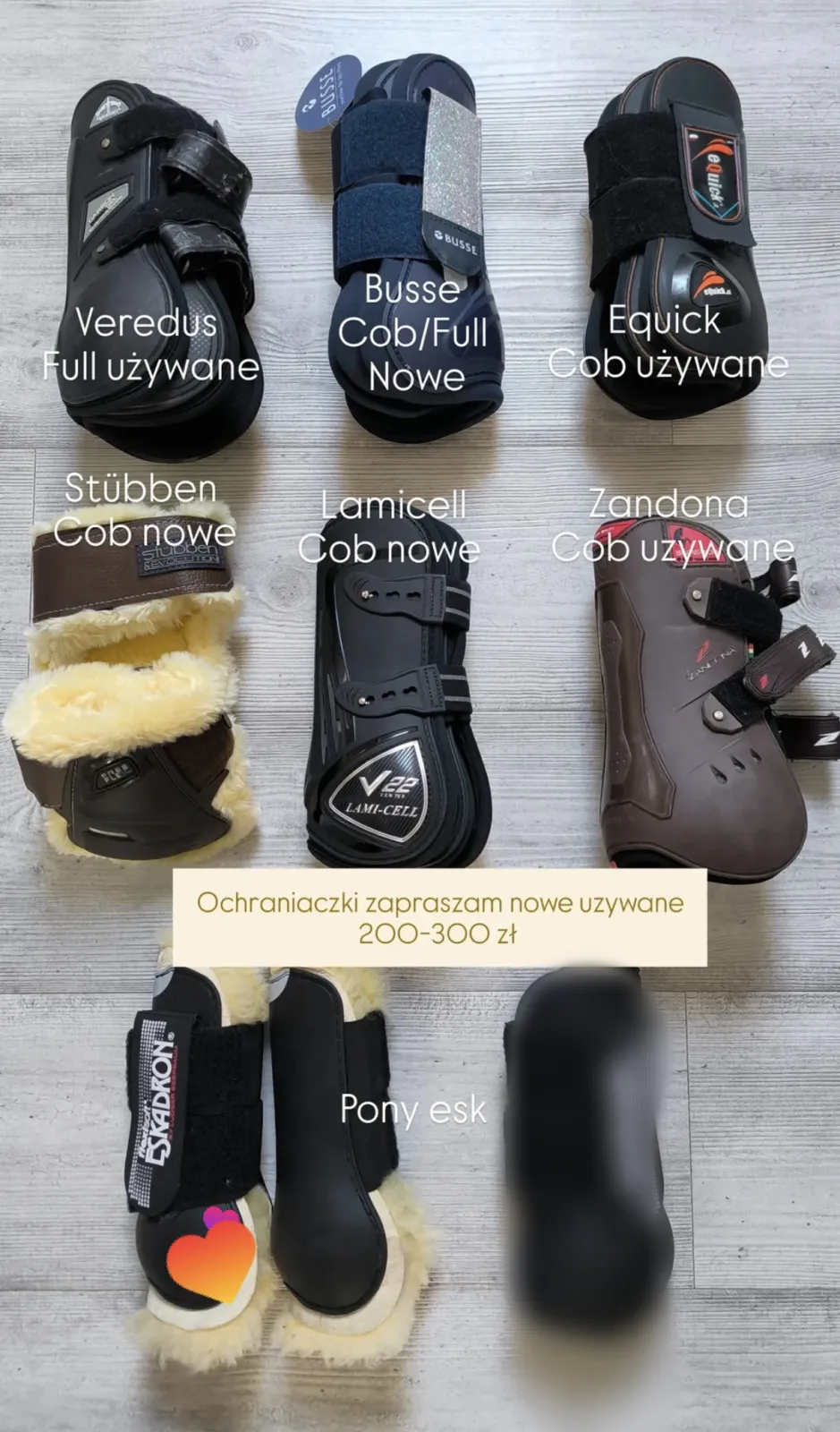 Ochraniacze skokowe pony cob Full xfull - zdjęcie 3