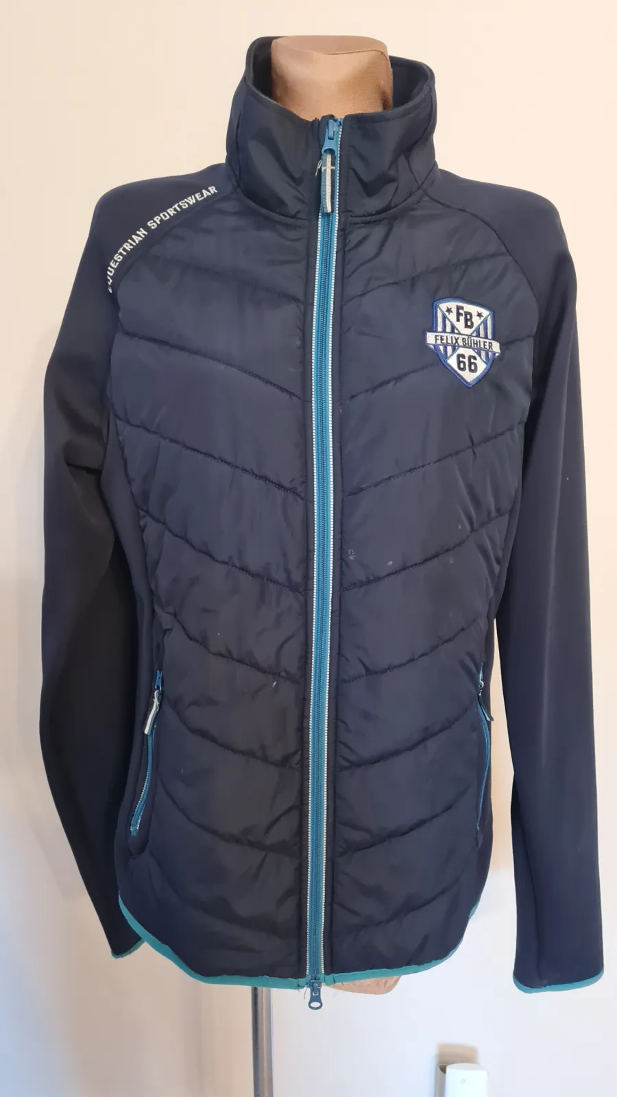 kurtka Felix Buhler, r. L, granatowa, męska softshell, bdb - zdjęcie 1