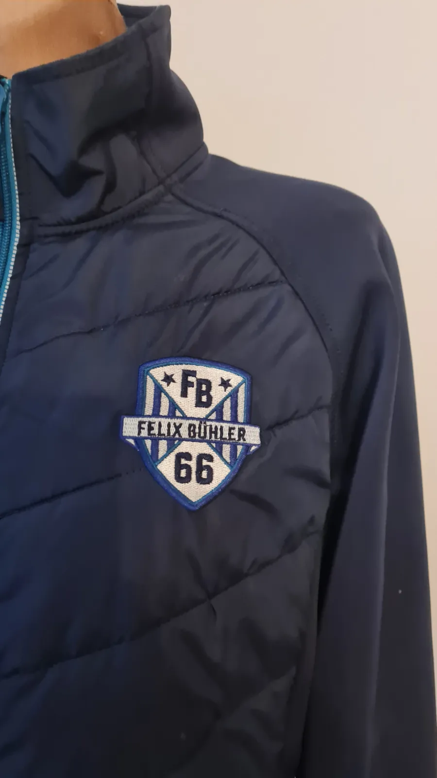 kurtka Felix Buhler, r. L, granatowa, męska softshell, bdb - zdjęcie 2