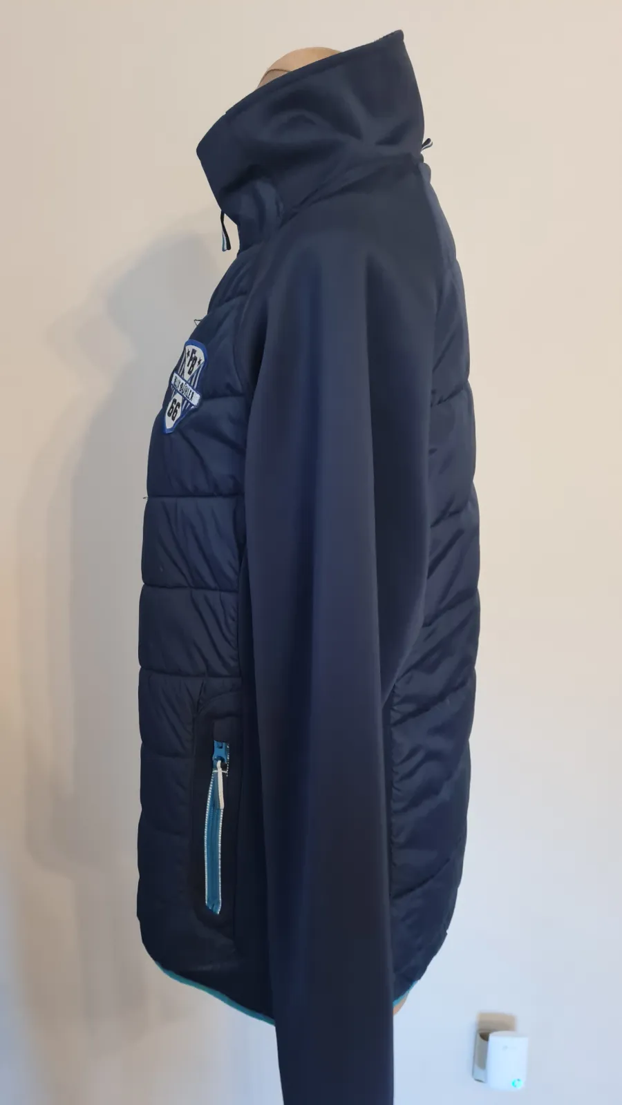 kurtka Felix Buhler, r. L, granatowa, męska softshell, bdb - zdjęcie 4