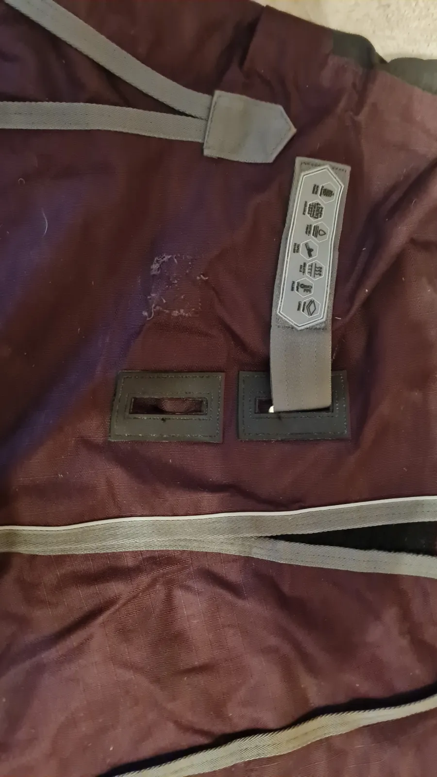 derka Felix Bühler Side Closure, zielona, r. 155 cm, 150 g, padokowa, przedłużana szyja, boczne zapięcie, bdb - zdjęcie 7