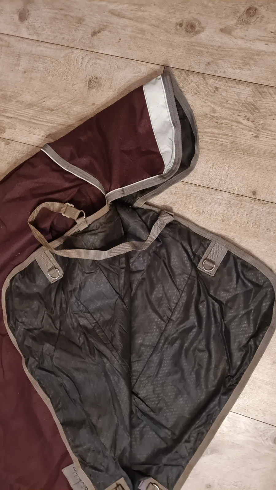 derka Felix Bühler Side Closure, zielona, r. 155 cm, 150 g, padokowa, przedłużana szyja, boczne zapięcie, bdb - zdjęcie 10
